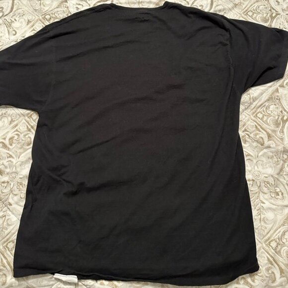 Black Wavy  Logo Tee Shirt - Picture 2 of 8